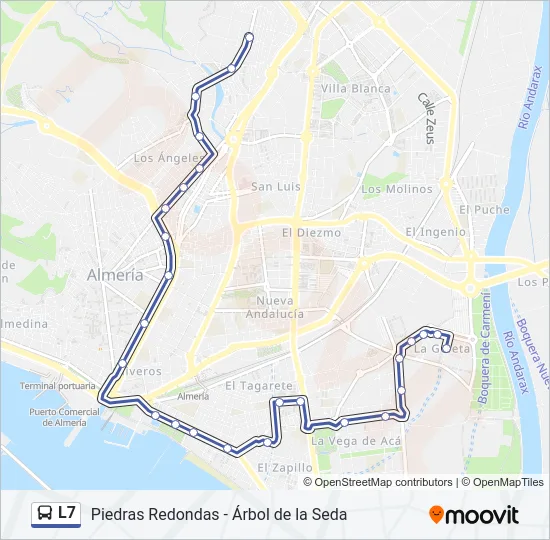 L7 Bus Line Map
