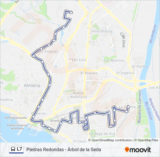 L7 Bus Line Map