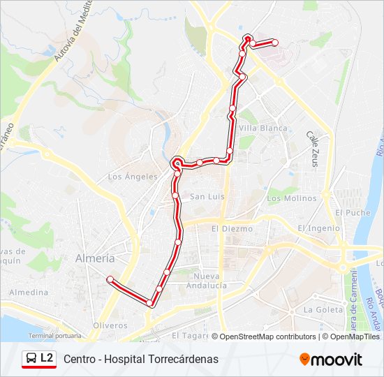 L2 bus Line Map