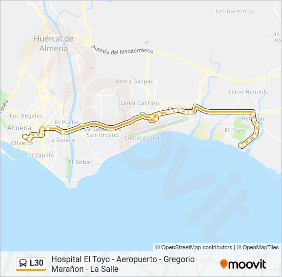 L30 Bus Line Map