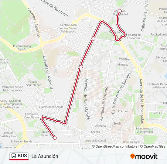 BUS Line Map