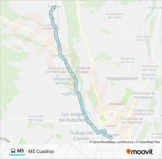 M5 Route: Schedules, Stops & Maps - Cuadros (Ayuntamiento) (Updated)