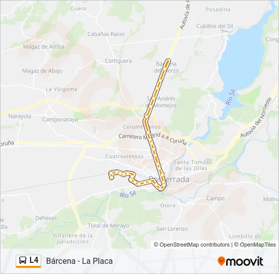 L4 Bus Line Map