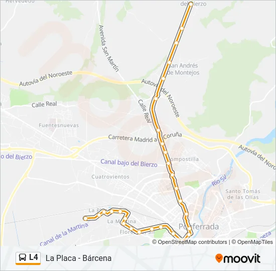 L4 Bus Line Map