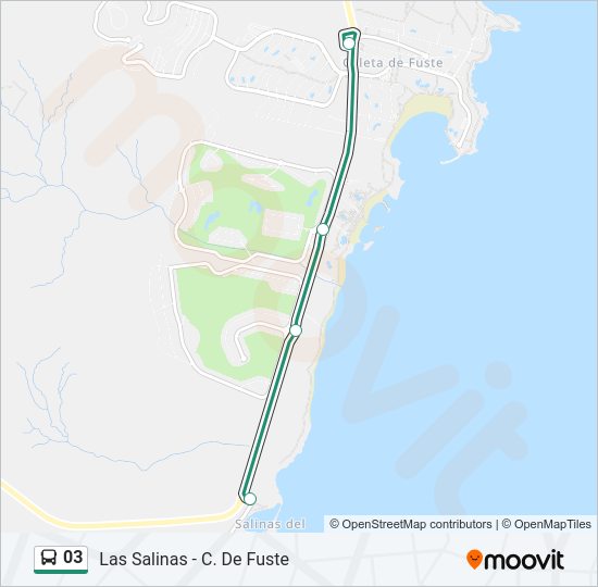 Mapa de 03 de autobús