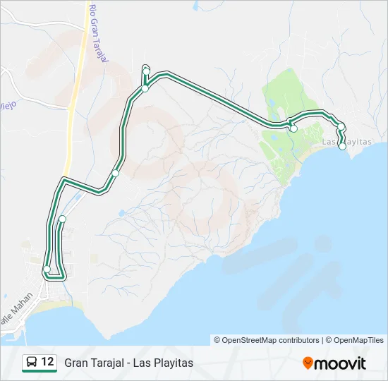 12 Bus Line Map