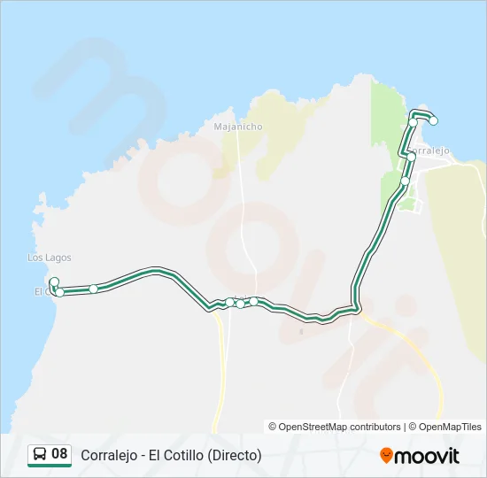 08 Bus Line Map