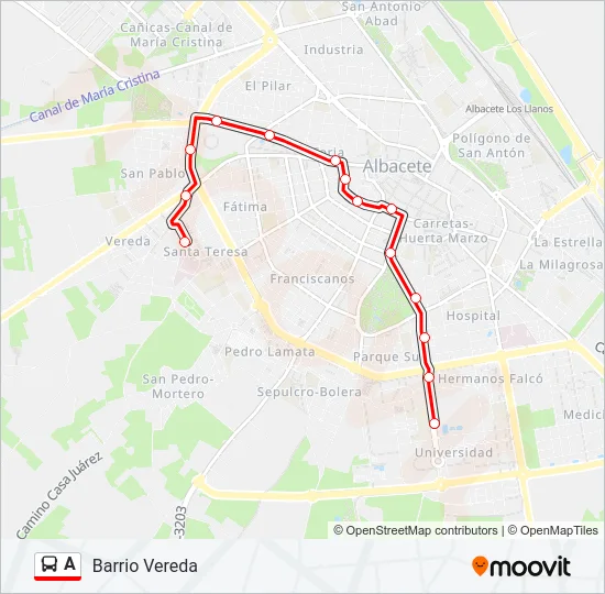 A Bus Line Map
