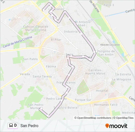 D Bus Line Map
