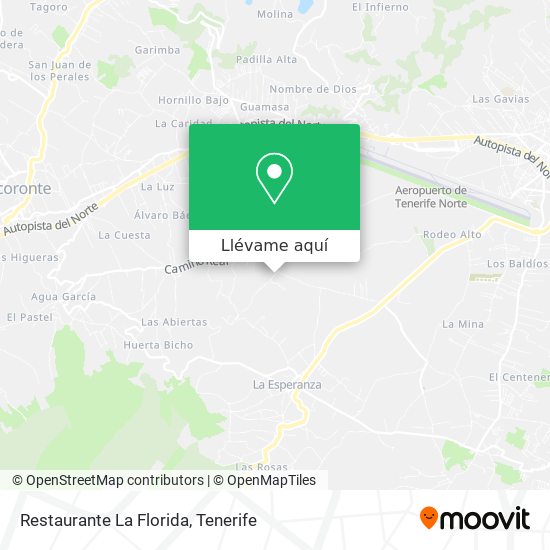 Mapa Restaurante La Florida