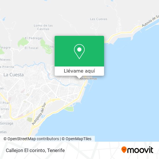 Mapa Callejon El corinto