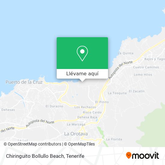 Mapa Chiringuito Bollullo Beach