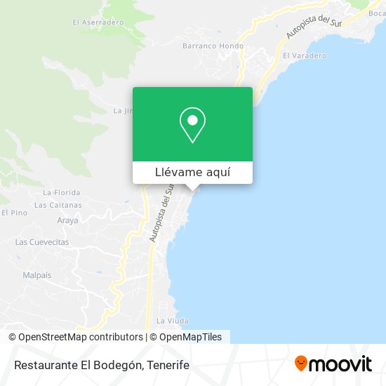 Mapa Restaurante El Bodegón