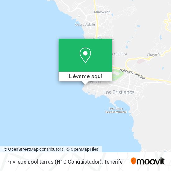 Mapa Privilege pool terras (H10 Conquistador)