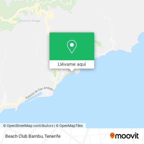 Mapa Beach Club Bambu