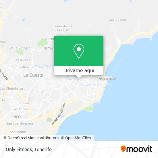 Mapa Only Fitness