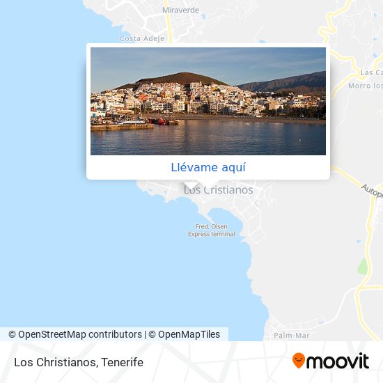 Mapa Los Christianos
