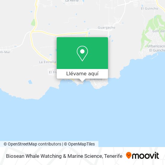 Mapa Biosean Whale Watching & Marine Science