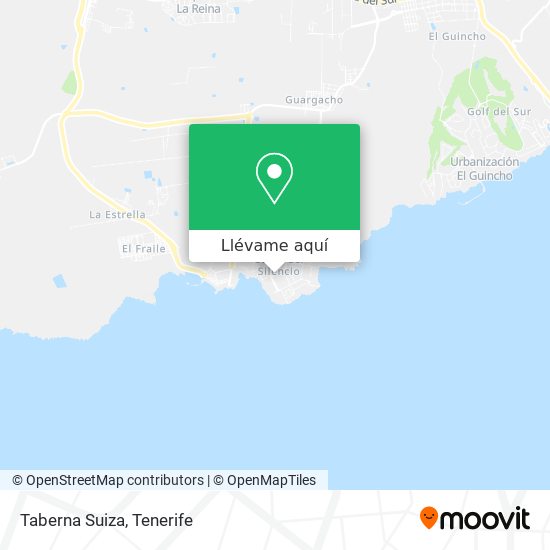 Mapa Taberna Suiza