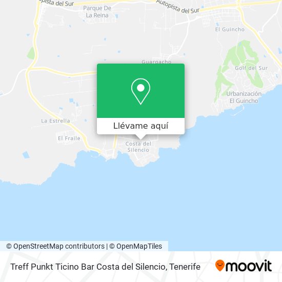 Mapa Treff Punkt Ticino Bar Costa del Silencio