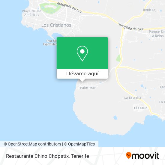 Mapa Restaurante Chino Chopstix