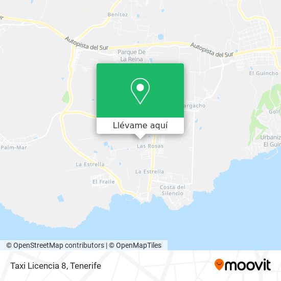 Mapa Taxi Licencia 8