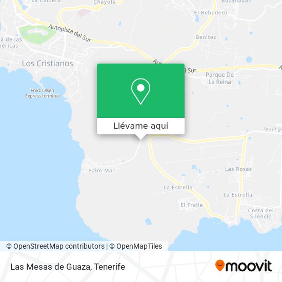 Mapa Las Mesas de Guaza