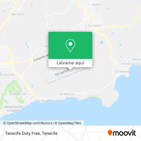 Mapa Tenerife Duty Free