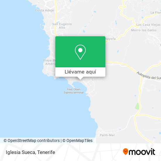 Mapa Iglesia Sueca