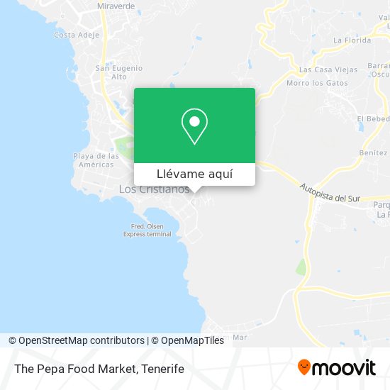 Mapa The Pepa Food Market