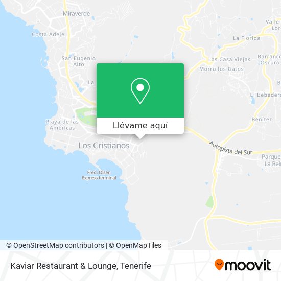 Mapa Kaviar Restaurant & Lounge