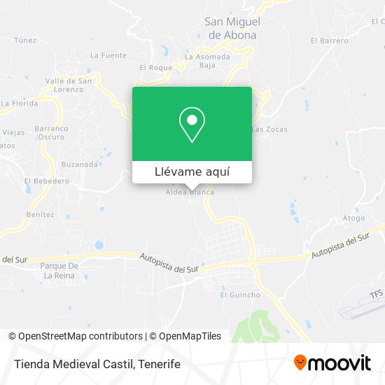 Mapa Tienda Medieval Castil