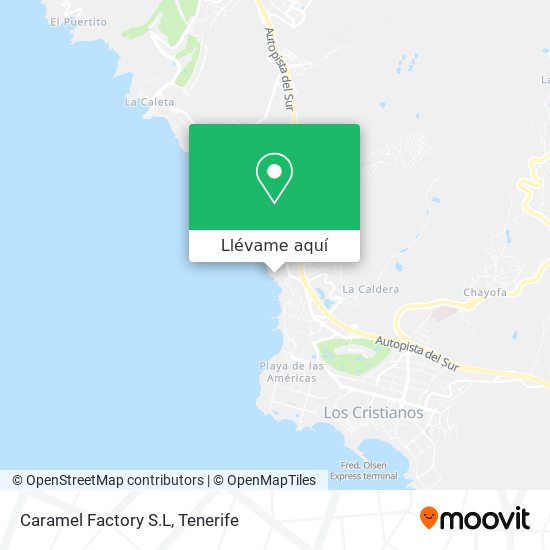 Mapa Caramel Factory S.L