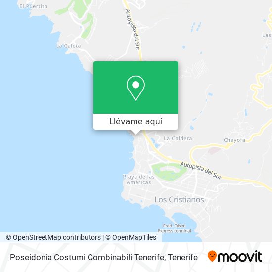 Mapa Poseidonia Costumi Combinabili Tenerife