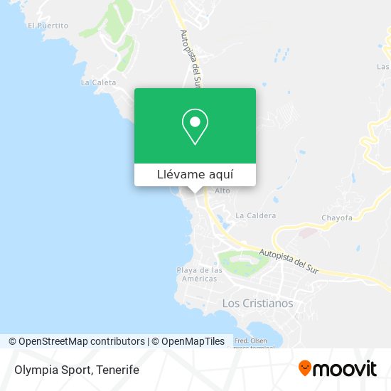 Mapa Olympia Sport