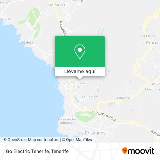 Mapa Go Electric Tenerife