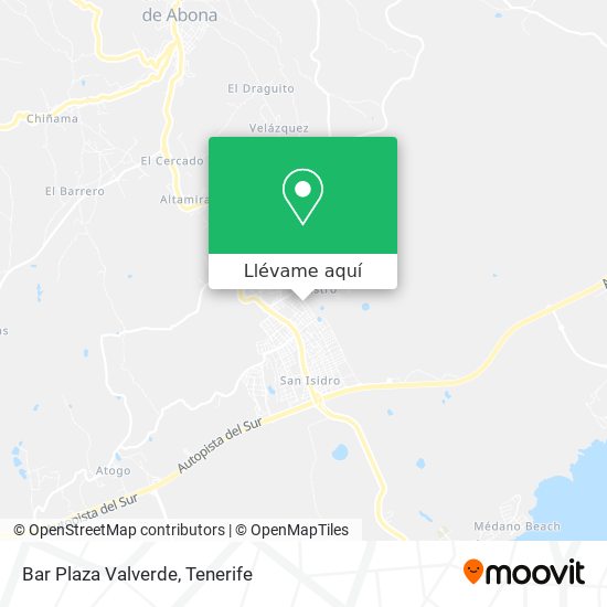 Mapa Bar Plaza Valverde