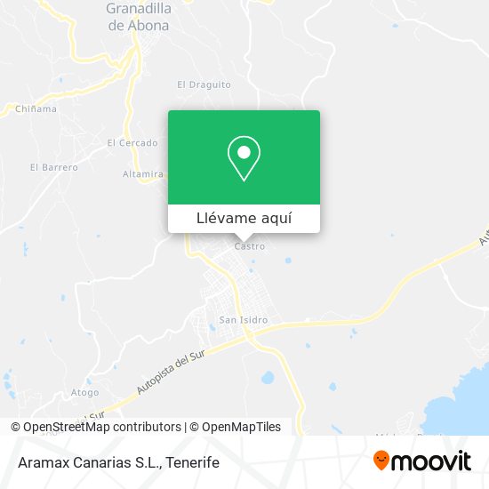 Mapa Aramax Canarias S.L.