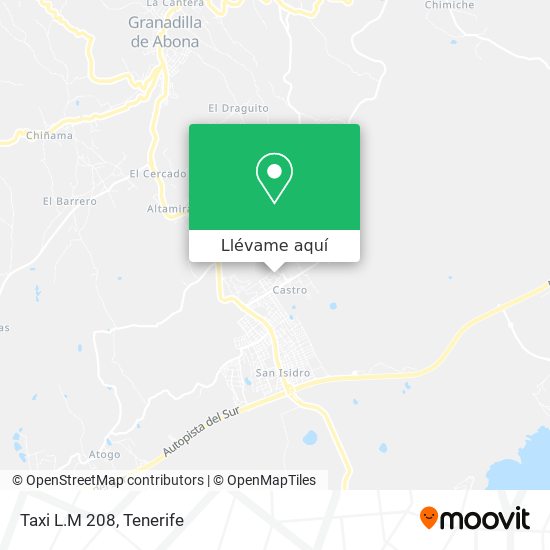 Mapa Taxi L.M 208