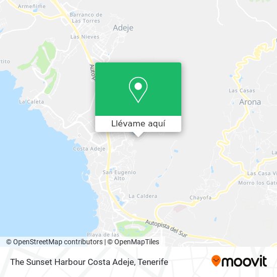Mapa The Sunset Harbour Costa Adeje