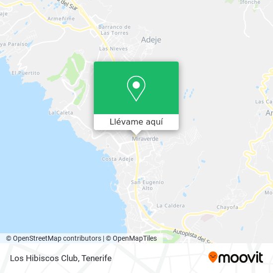 Mapa Los Hibiscos Club