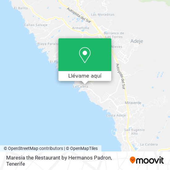 Mapa Maresia the Restaurant by Hermanos Padron