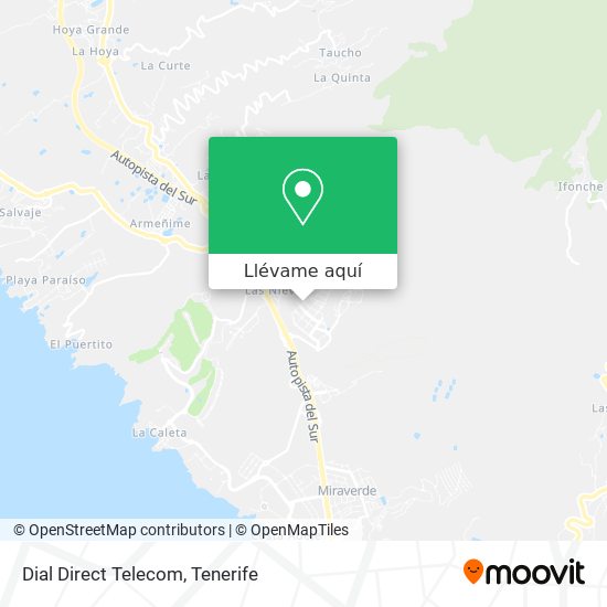 Mapa Dial Direct Telecom