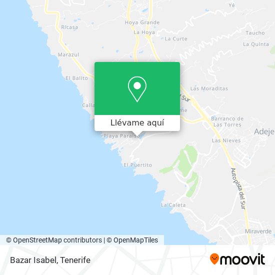 Mapa Bazar Isabel