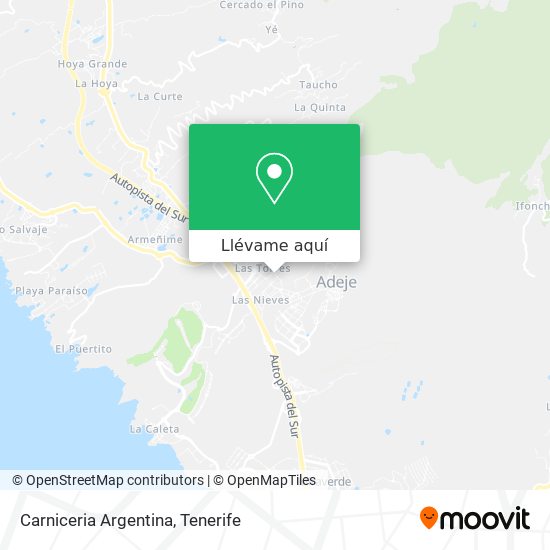 Mapa Carniceria Argentina