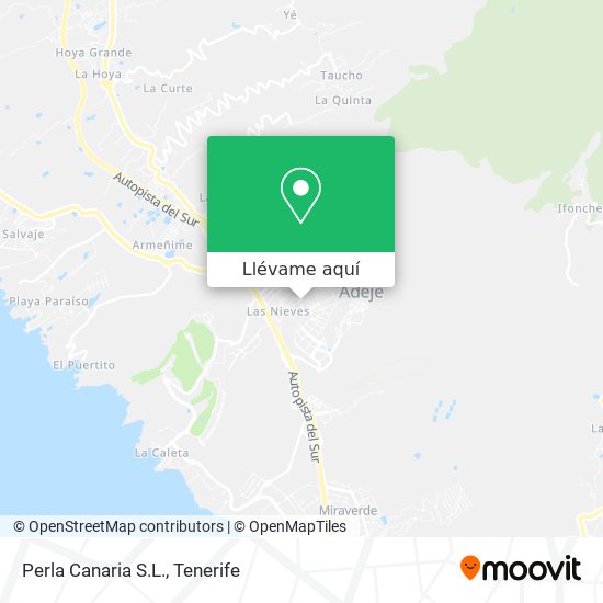Mapa Perla Canaria S.L.