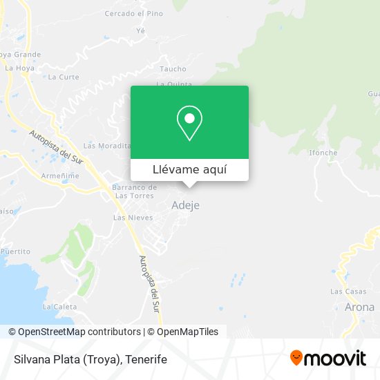 Mapa Silvana Plata (Troya)