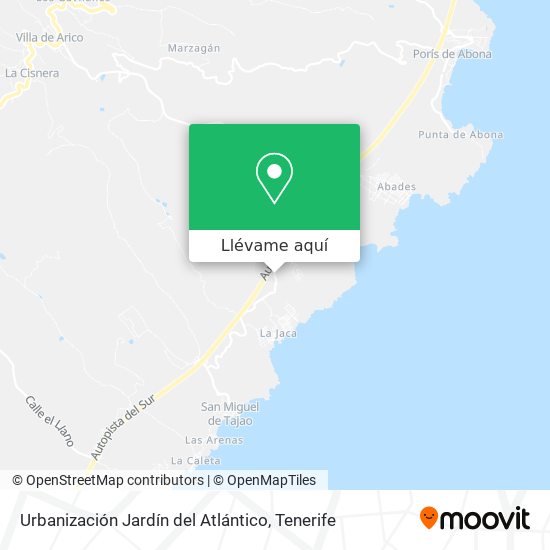 Mapa Urbanización Jardín del Atlántico
