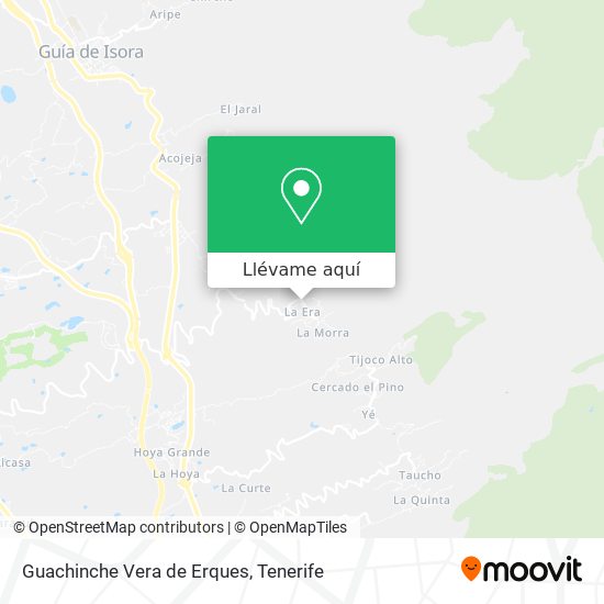 Mapa Guachinche Vera de Erques