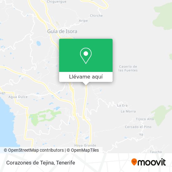 Mapa Corazones de Tejina
